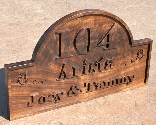 Customized Address Plaque - medium