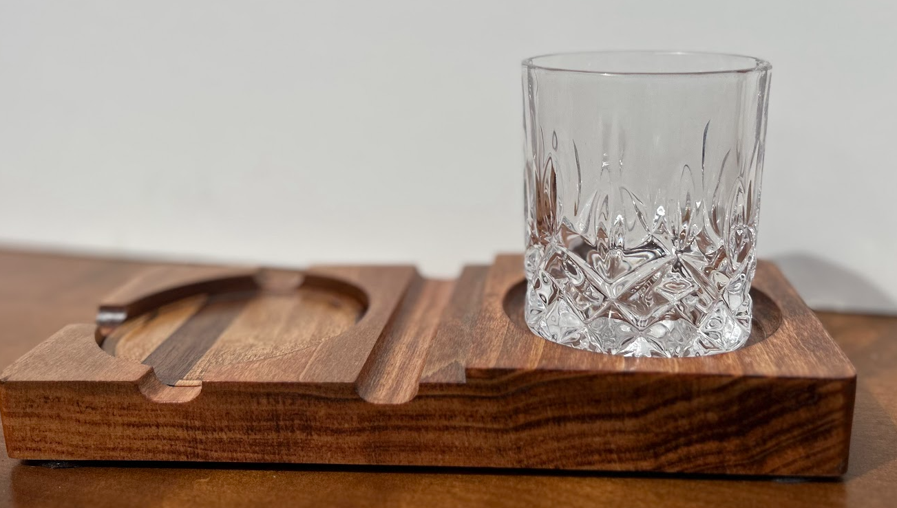 Whiskey and Cigar tray